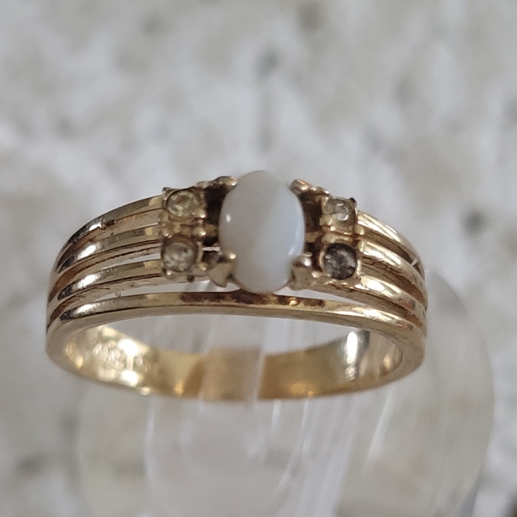 14 Kt Ge  Gold Electroplated Ring